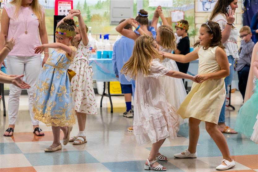 Cinderella ball at Grassland Elementary